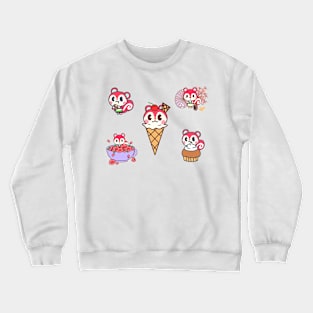 Poppy sticker pack Crewneck Sweatshirt